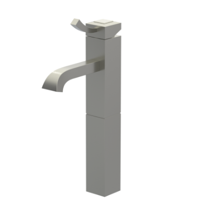 Rubinet 1NICL Single Control Lav Set With Extended Base (8 5/8 AeratTo Deck) (Less Drain)