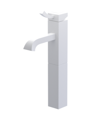 Rubinet 1NICL Single Control Lav Set With Extended Base (8 5/8 AeratTo Deck) (Less Drain)