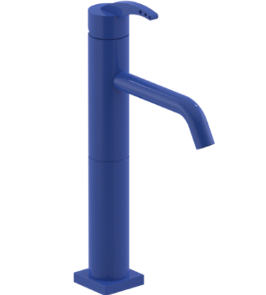 Rubinet 1NLAL Single Control Lav Set With Extented Base (7 3/4 AeratTo Deck) (Less Drain)