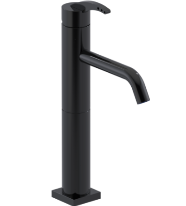 Rubinet 1NLAL Single Control Lav Set With Extented Base (7 3/4 AeratTo Deck) (Less Drain)