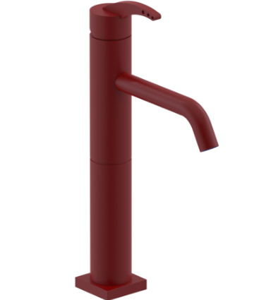 Rubinet 1NLAL Single Control Lav Set With Extented Base (7 3/4 AeratTo Deck) (Less Drain)