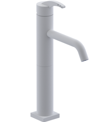 Rubinet 1NLAL Single Control Lav Set With Extented Base (7 3/4 AeratTo Deck) (Less Drain)