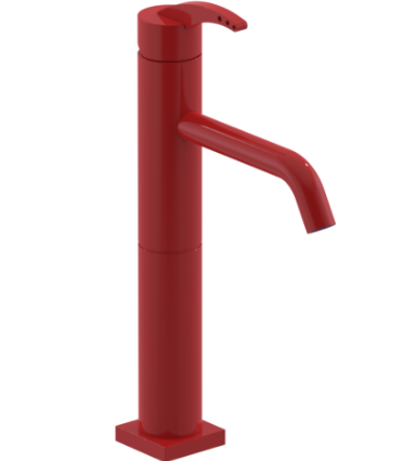 Rubinet 1NLAL Single Control Lav Set With Extented Base (7 3/4 AeratTo Deck) (Less Drain)