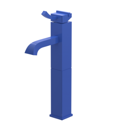 Rubinet 1NMQL Single Control Lav Set With Extended Base (8 9/16 AeratTo Deck) (Less Drain)