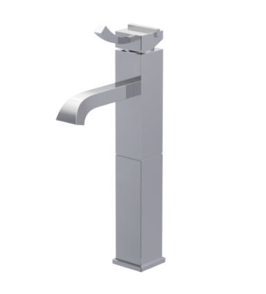 Rubinet 1NMQL Single Control Lav Set With Extended Base (8 9/16 AeratTo Deck) (Less Drain)