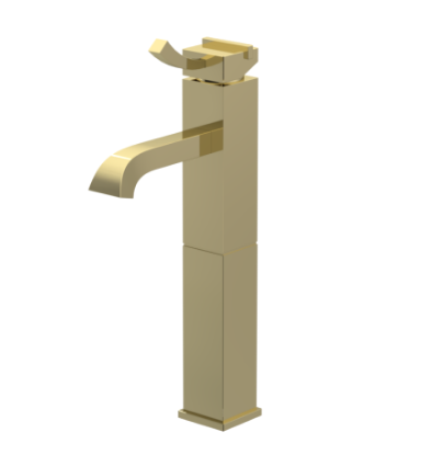 Rubinet 1NMQL Single Control Lav Set With Extended Base (8 9/16 AeratTo Deck) (Less Drain)