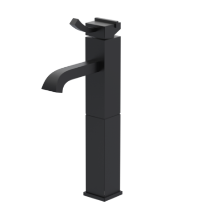 Rubinet 1NMQL Single Control Lav Set With Extended Base (8 9/16 AeratTo Deck) (Less Drain)