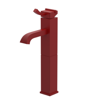 Rubinet 1NMQL Single Control Lav Set With Extended Base (8 9/16 AeratTo Deck) (Less Drain)