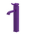 Rubinet 1NMQL Single Control Lav Set With Extended Base (8 9/16 AeratTo Deck) (Less Drain)