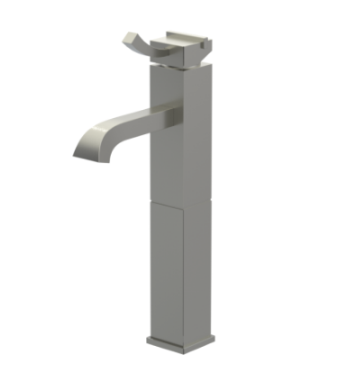 Rubinet 1NMQL Single Control Lav Set With Extended Base (8 9/16 AeratTo Deck) (Less Drain)