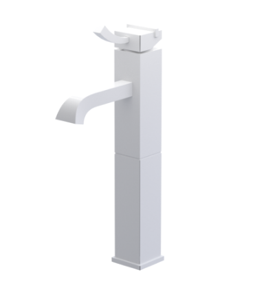 Rubinet 1NMQL Single Control Lav Set With Extended Base (8 9/16 AeratTo Deck) (Less Drain)