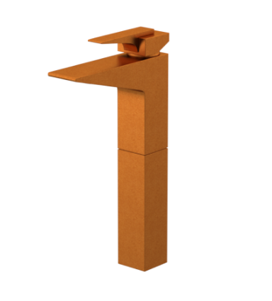 Rubinet 1NRSL Single Control Lav Set With Extended Base (10 1/6 AeratTo Deck) (Less Drain)