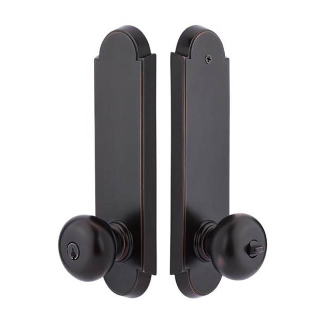 Emtek 5308P S-PT Lock Key in Knob/ Lever , Annapolis Plate , Providence Knob - Parent