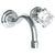 Watermark 201-1.2S-R2 La Fleur Wall Mounted 2 Hole Lavatory Set With 6 1/2" CTC  Spout