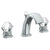 Watermark 201-2-R2 La Fleur Deck Mounted 3 Hole Lavatory Set