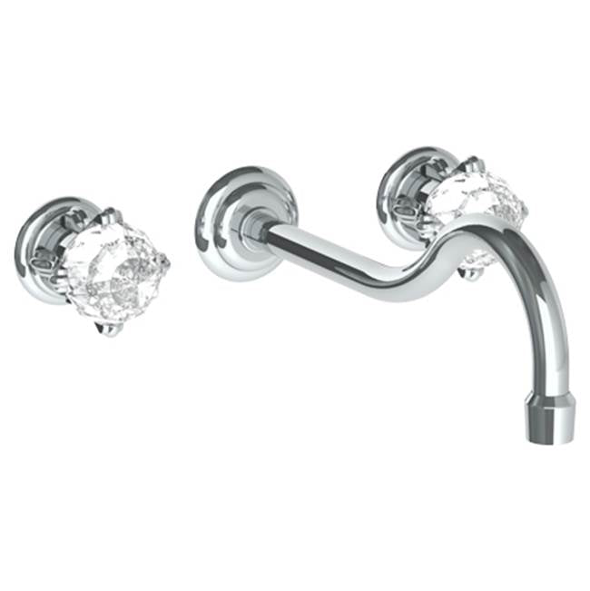 Watermark 201-2.2L-R2 La Fleur Wall Mounted 3 Hole Lavatory Set With 10 5/8" CTC  Spout - Parent