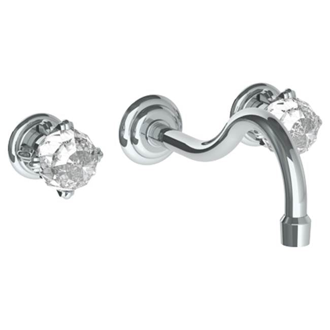 Watermark 201-2.2M-R2 La Fleur Wall Mounted 3 Hole Lavatory Set With 8 3/8" CTC  Spout - Parent