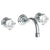 Watermark 201-2.2S-R2 La Fleur Wall Mounted 3 Hole Lavatory Set With 6 1/2" CTC  Spout - Parent