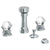 Watermark 201-4-R2 La Fleur Deck Mounted 4-Hole Bidet