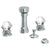 Watermark 201-4-R2 La Fleur Deck Mounted 4-Hole Bidet