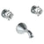 Watermark 201-5-R2 La Fleur Wall Mounted 3 Hole Bath Set