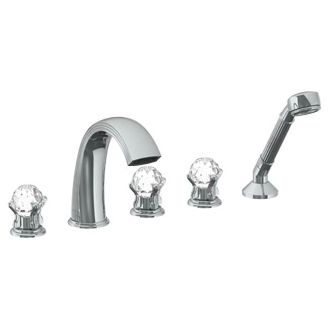 Watermark 201-8.1-R2 La Fleur Deck Mounted 5 Hole Bath Set