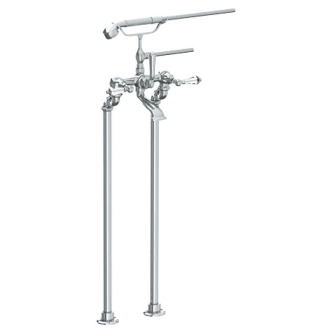 Watermark 201-8.3-R2 La Fleur Floor Standing Bath Set With Hand Shower