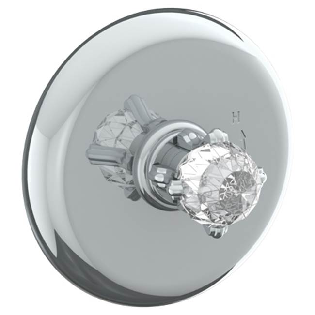 Watermark 201-P80-R2 La Fleur Wall Mounted Pressure Balance Shower Trim 7" Diameter