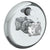 Watermark 201-P90-R2 La Fleur Wall Mounted Pressure Balance Shower Trim With Diverter 7" Diameter - Parent