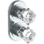Watermark 201-T25-R2 La Fleur Wall Mounted Mini Thermostatic Shower Trim With Built-In Control 3-1/2" X 6-1/4".