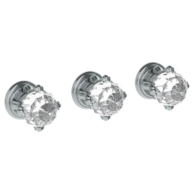 Watermark 201-WTR3-R2 La Fleur Wall Mounted 3-Valve Shower Trim