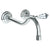 Watermark 206-1.2L-SWA Paris Wall Mounted 2 Hole Lavatory Set With 11" CTC  Spout