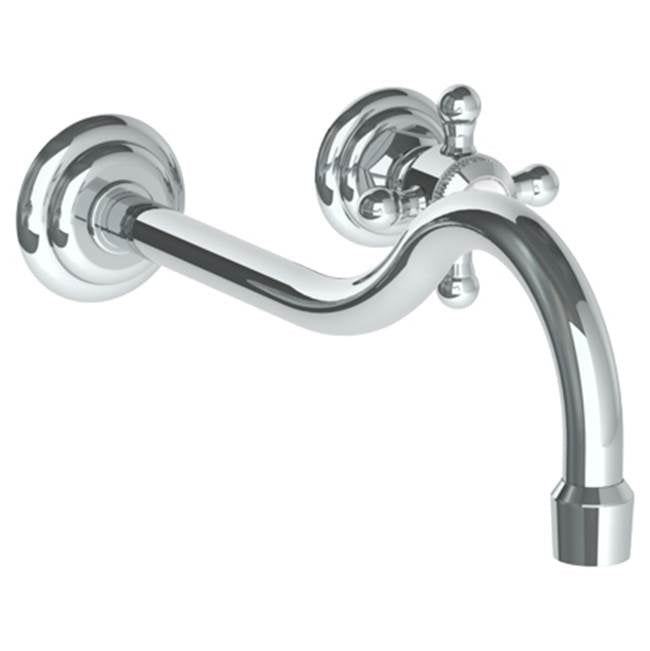 Watermark 206-1.2L-V Paris Wall Mounted 2 Hole Lavatory Set With 11" CTC  Spout