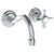 Watermark 206-1.2S-S1 Paris Wall Mounted 2 Hole Lavatory Set With 6 1/2" CTC  Spout