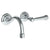 Watermark 206-1.2S-S2 Paris Wall Mounted 2 Hole Lavatory Set With 6 1/2" CTC  Spout