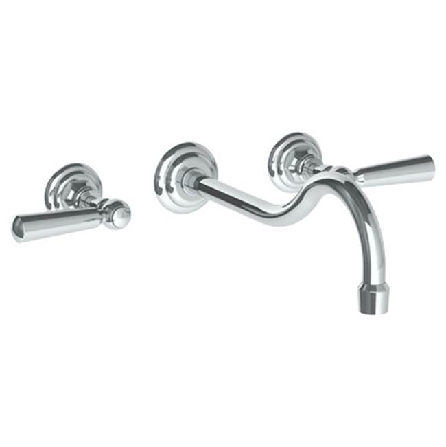 Watermark 206-2.2L-S1A Paris Wall Mounted 3 Hole Lavatory Set With 10 5/8" CTC  Spout