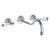 Watermark 206-2.2L-SWA Paris Wall Mounted 3 Hole Lavatory Set With 10 5/8" CTC  Spout - Parent