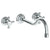 Watermark 206-2.2L-V Paris Wall Mounted 3 Hole Lavatory Set With 10 5/8" CTC  Spout - Parent