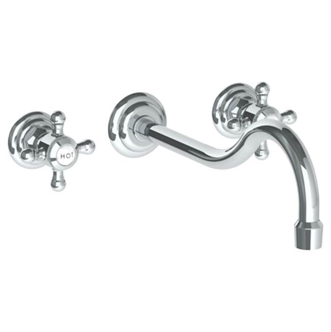 Watermark 206-2.2L-V Paris Wall Mounted 3 Hole Lavatory Set With 10 5/8" CTC  Spout