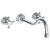 Watermark 206-2.2L-V Paris Wall Mounted 3 Hole Lavatory Set With 10 5/8" CTC  Spout