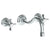 Watermark 206-2.2M-S1 Paris Wall Mounted 3 Hole Lavatory Set With 8 3/8" CTC  Spout
