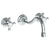 Watermark 206-2.2M-V Paris Wall Mounted 3 Hole Lavatory Set With 8 3/8" CTC  Spout - Parent
