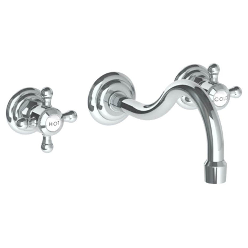 Watermark 206-2.2M-V Paris Wall Mounted 3 Hole Lavatory Set With 8 3/8" CTC  Spout - Parent