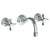 Watermark 206-2.2S-S1 Paris Wall Mounted 3 Hole Lavatory Set With 6 1/2" CTC  Spout