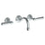 Watermark 206-2.2S-S1A Paris Wall Mounted 3 Hole Lavatory Set With 6 1/2" CTC  Spout