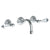 Watermark 206-2.2S-SWA Paris Wall Mounted 3 Hole Lavatory Set With 6 1/2" CTC  Spout