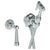Watermark 206-4.4-S2 Paris Wall Mounted Bidet Spray Set & Progressive Mixer With 49" Hose