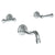 Watermark 206-5-S2 Paris Wall Mounted 3 Hole Bath Set