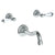 Watermark 206-5-SWA Paris Wall Mounted 3 Hole Bath Set