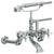 Watermark 206-5.2-S1 Paris Wall Mounted Exposed Bath Set With Hand Shower